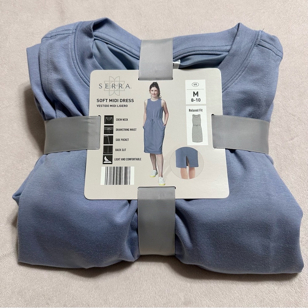 NWT! | Serra Aldis Women's Blue Soft Midi Dress